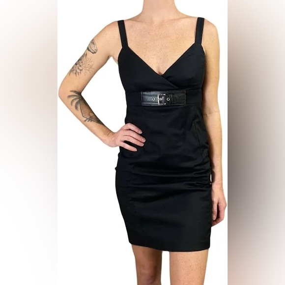 NWT Michael Kors Black Belt Dress - Picture 2 of 10